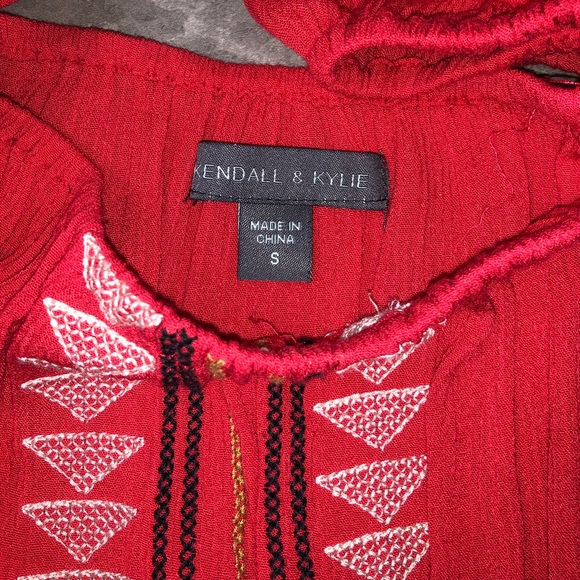 PacSun Kendall + Kylie Bell Sleeve Top, Size XS - Picture 3 of 4